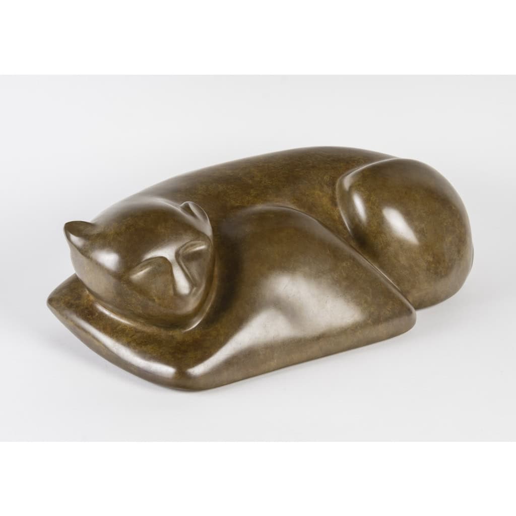 Bronze d’Angela Cassanello (1921-2003) « le Chat » 3