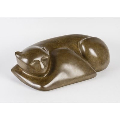 Bronze d’Angela Cassanello (1921-2003) « le Chat »