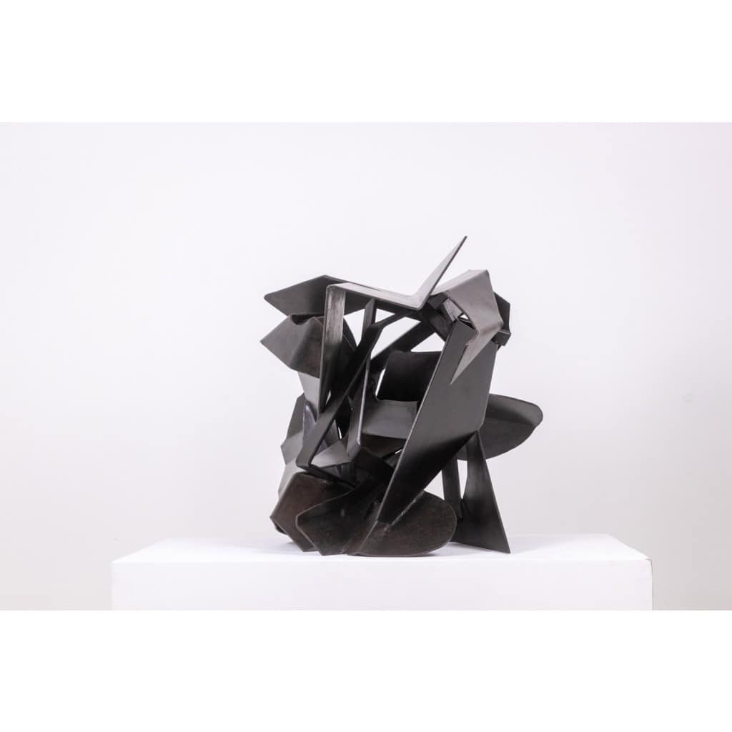 Jean Campa. Sculpture en métal poli. Année 2001. LS62121809M 7