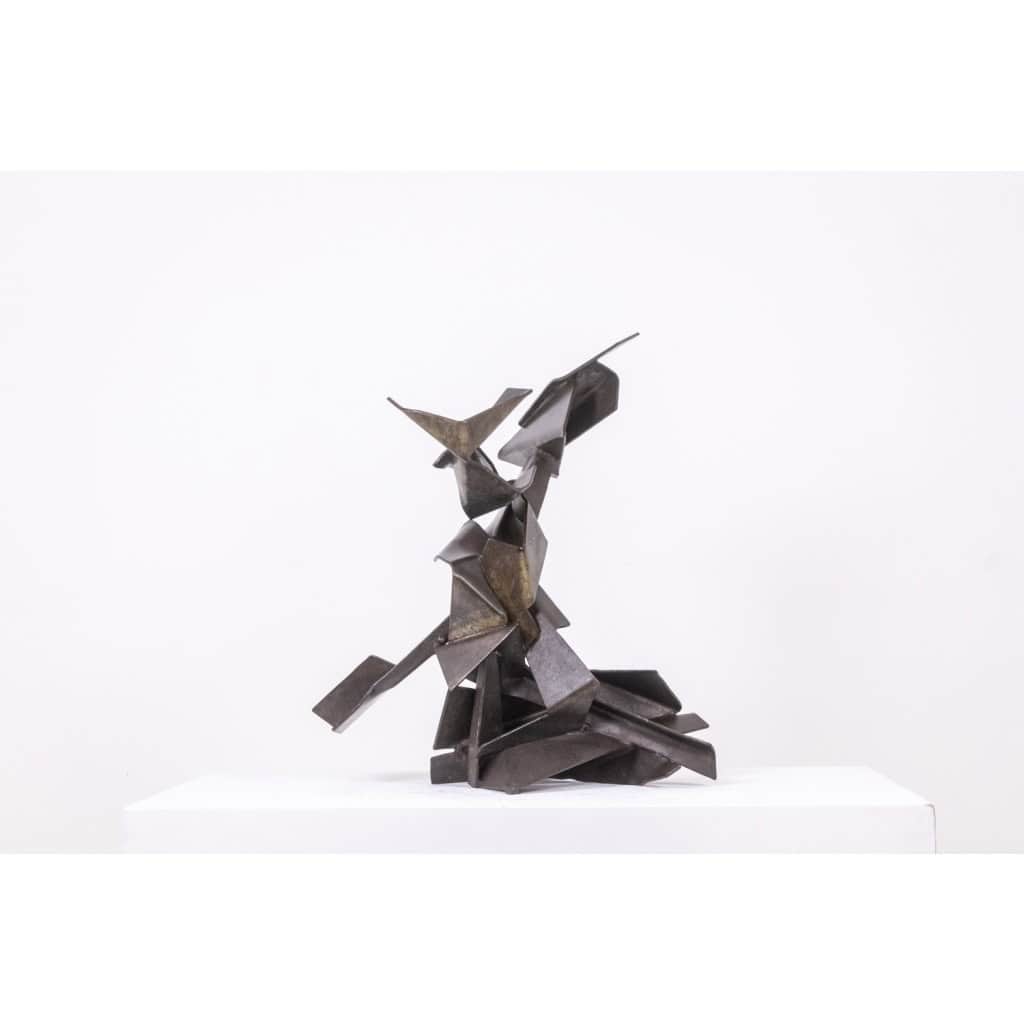 Jean Campa. Sculpture en métal patiné. Années 1980. LS62131309P 4