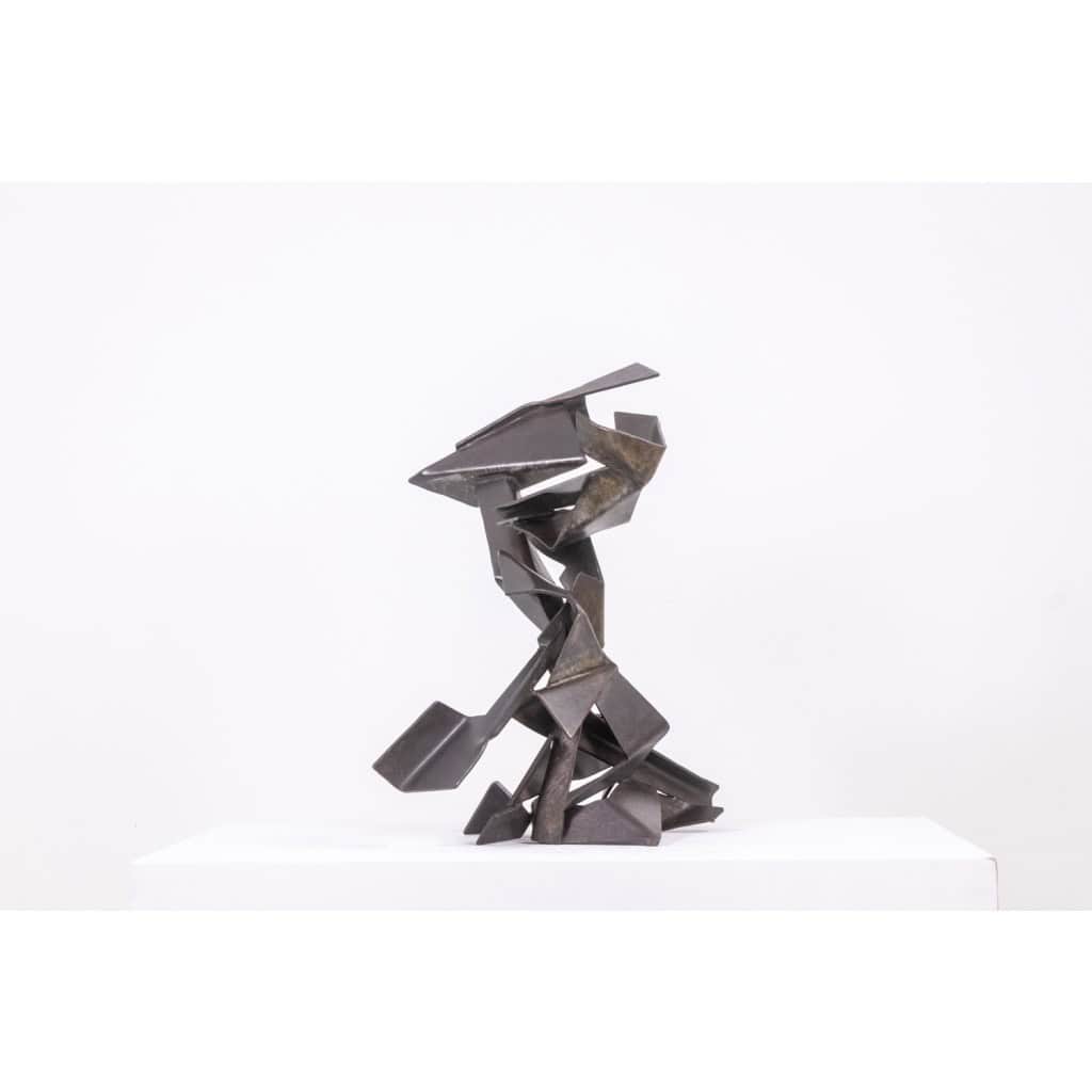 Jean Campa. Sculpture en métal patiné. Années 1980. LS62131309P 5