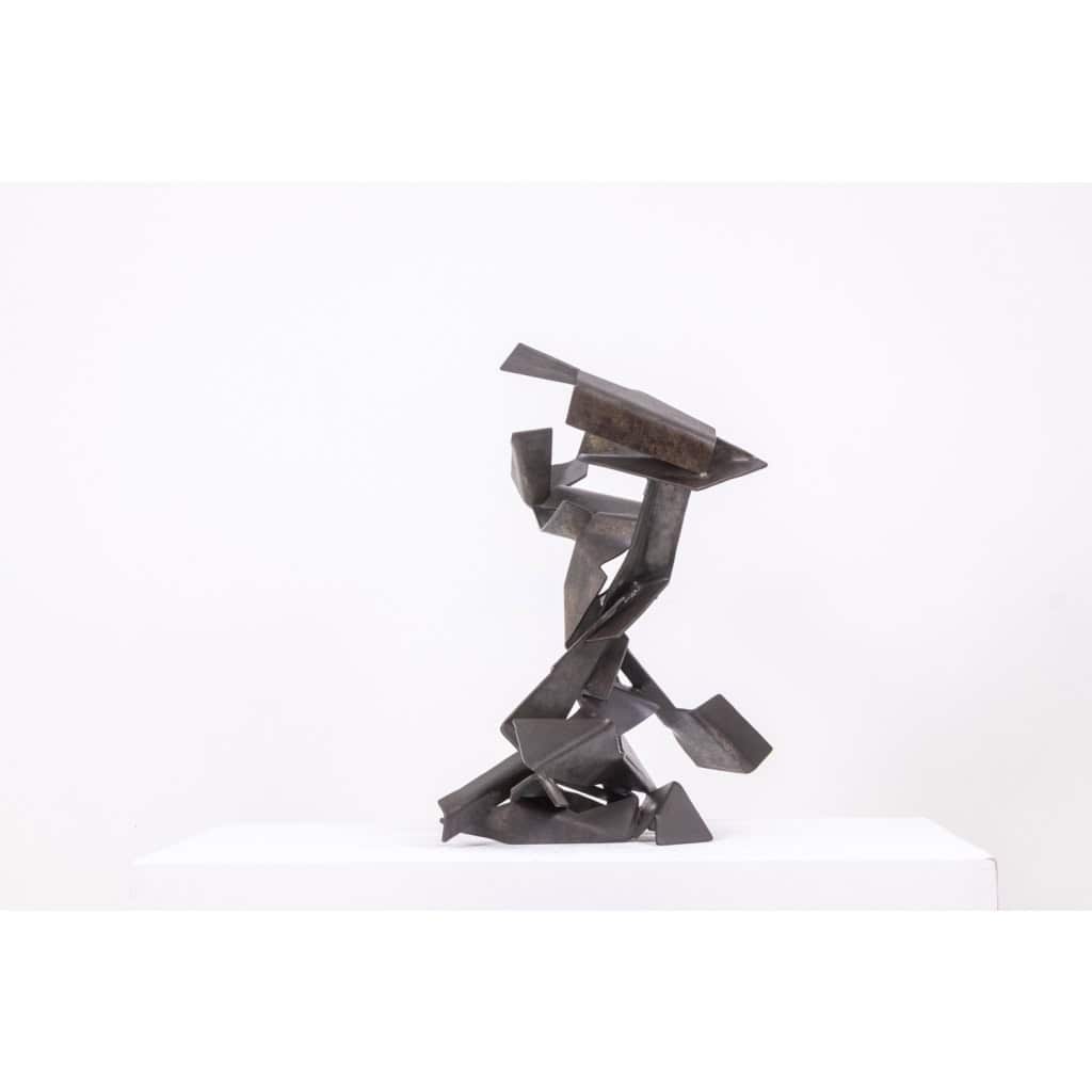 Jean Campa. Sculpture en métal patiné. Années 1980. LS62131309P 7