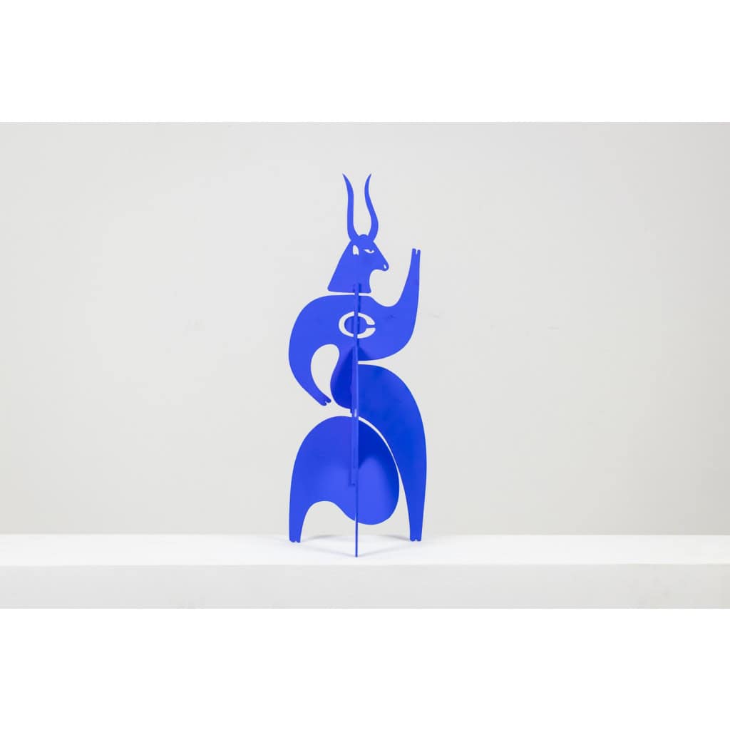 Antonine de Saint Pierre. Sculpture « Tauride » bleue. Contemporain.LS6240489P 7