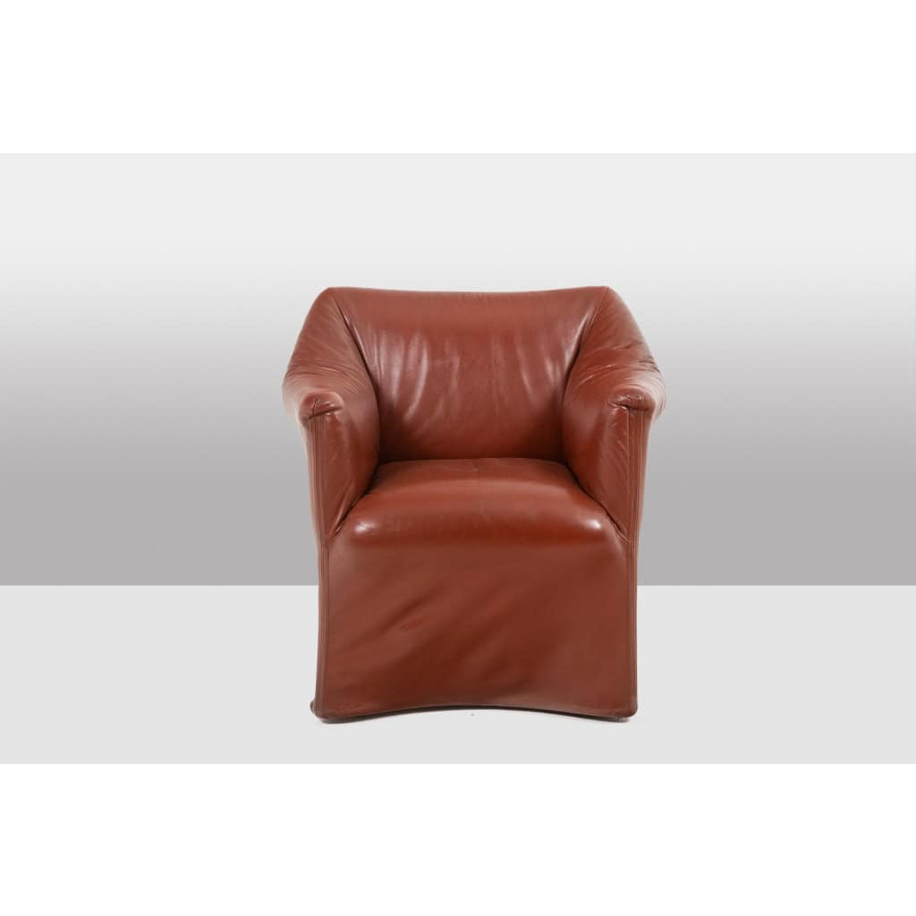 Mario Bellini pour Cassina. Paire de fauteuils « Tentazione ». Circa 1973. LS6278856T 4