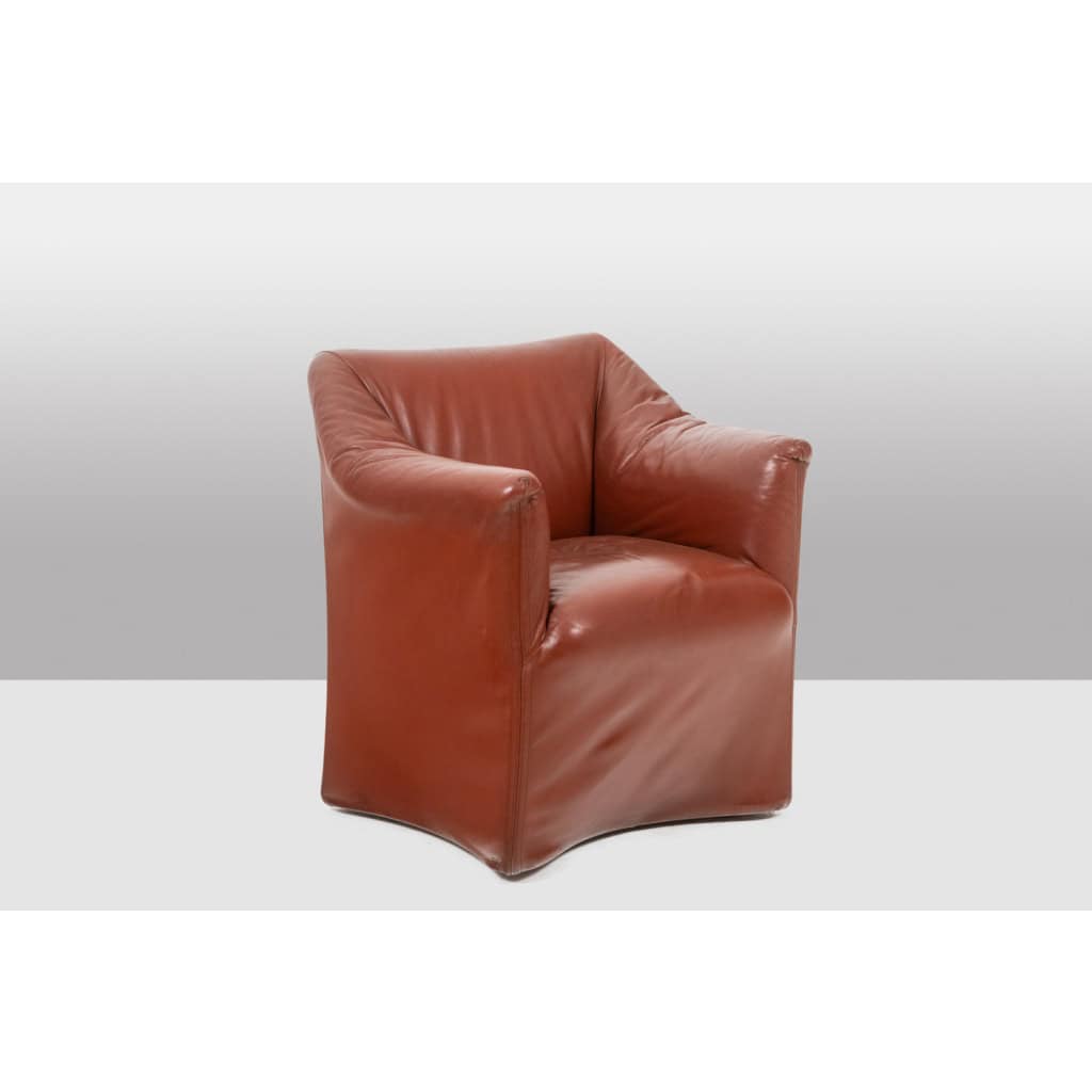 Mario Bellini pour Cassina. Paire de fauteuils « Tentazione ». Circa 1973. LS6278856T 5