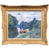 PINOT Albert La Seine à Argenteuil en 1926 Huile sur toile signée datée titrée Certificat d’authenticité 14