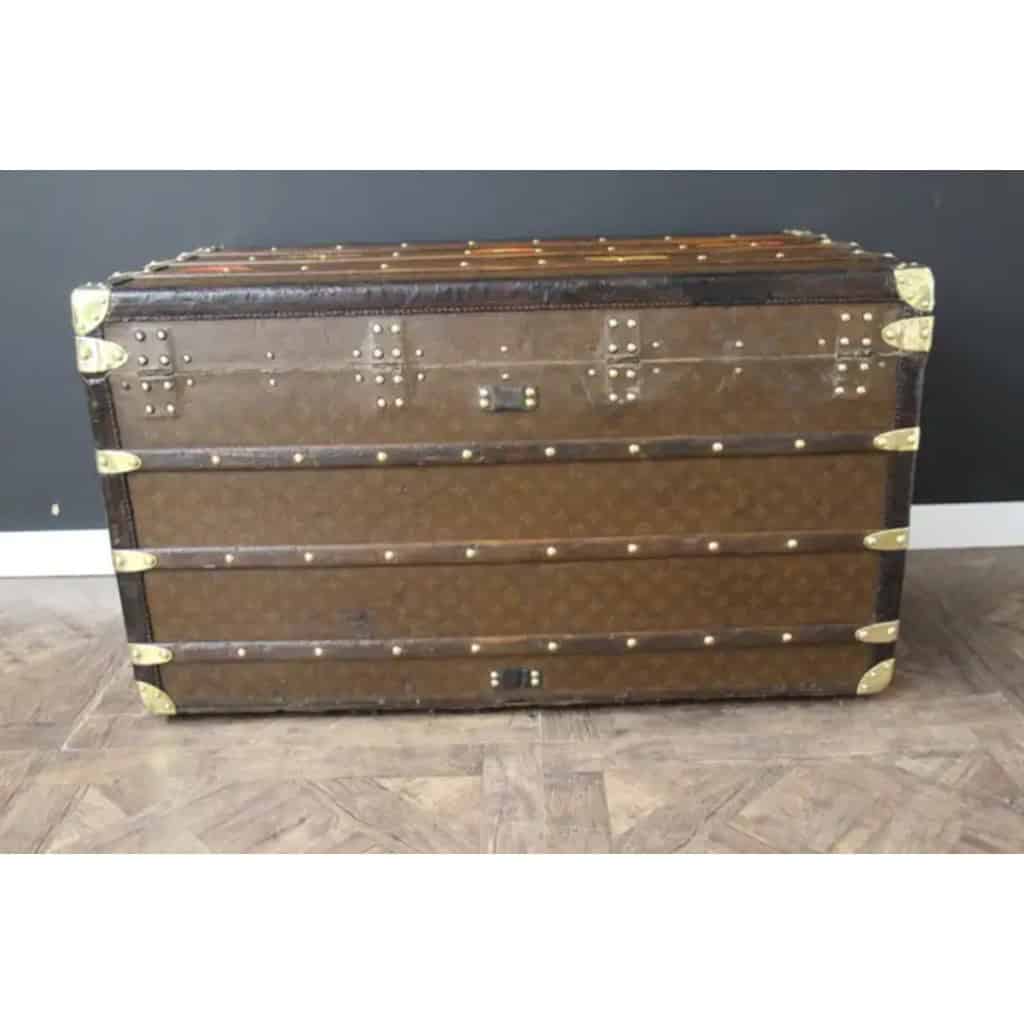 Malle Louis Vuitton courrier 100 cm en toile monogram 9