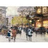 GALIEN LALOUE Tableau 20è Paris Animation Aux 3 Quartiers à La Madeleine Gouache Aquarelle Certificat d’authenticité 17