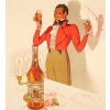 Affiche Originale, Henri Le Monnier, Armagnac Château Larresingle, Alcool, Liqueur, Spiritueux, Eau de Vie, Distillerie, Vin, Boisson, Bouteille, Verre, Homme, Costume, 1938 8