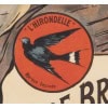 Affiche Originale, Ferdinand Bac, Grande Brasserie Laubenheimer, Brasseur, Alcool, Bière Brune, Bière Blonde, Boisson, Malt, Bouteille, Pinte, Chope, Mousse, Hirondelle, Nérac, 1908 10