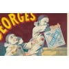 Affiche Originale, Biscuits Georges, Biscuiterie, Biscotte, Boulangerie, Petit Beurre, Pain, Alimentation, Nourriture, Cuisine, Pierrot, Caniche, c.1900 11