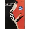 Affiche Originale, Bernard Villemot, Bally, Femme, Mode, Chaussures, Talons, Souliers, Globe, Robe, Pois, 1980 7