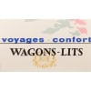 Affiche Tourisme Originale, Jean Colin, Wagons-Lits, Chemins de Fer, Transport, Voyage, Confort, Trains, Cabine, Plage, Voiliers, c.1955 12