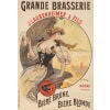 Affiche Originale, Ferdinand Bac, Grande Brasserie Laubenheimer, Brasseur, Alcool, Bière Brune, Bière Blonde, Boisson, Malt, Bouteille, Pinte, Chope, Mousse, Hirondelle, Nérac, 1908 7