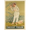 Affiche Originale, Art Nouveau, Firmin Bouisset, Chocolat Poulain, Goûtez et Comparez, Chocolaterie, Cacao, Confiserie, Tablette, Biscuit, Gâteau, Pâtisserie, Alimentation, Nourriture, Cuisine, Pierrot, c.1898 8