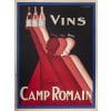 Affiche Originale, Claude Gadoud, Vins Camp Romain, Alcool, Côtes du Rhône, Vin Rouge, Vin Rosé, Vin Blanc, Vignoble, Vigne, Bouteille, Boisson, 1930 8