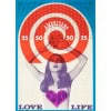 Affiche Originale, Michel Lecourt, Cora Americano, Love Life, Alcool, Boisson, Aperitif, Cocktail, Bouteille, Verre, Psychédélique, Femme, Coeur, Cible, c.1960 8