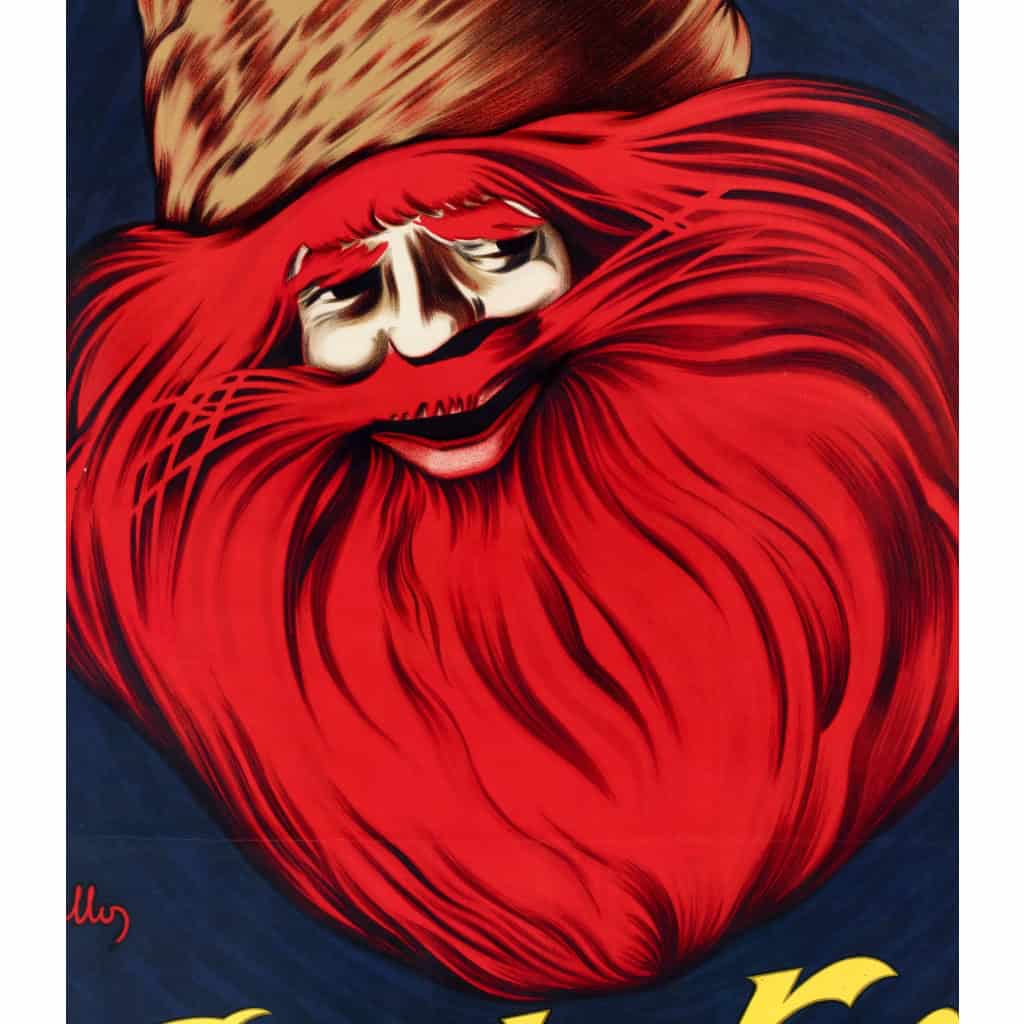 Affiche Originale, Leonetto Cappiello, Vodka Relsky, Kumel, Alcool, Boisson, Cocktail, Distillerie, Eau de Vie, Liqueur, Russe, Cosaque, Chapka, Fourrure, Barbe, 1911 6