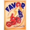 Affiche Originale, Lionel Matthey, Favor, Cycles, Vélomoteurs, Motos, Motocycle, Mobylette, Bécane, Bicyclette, Vélo, Deux Roues, Motard, Biker, Pilote, Clermont-Ferrand, c.1925 7