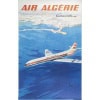 Affiche Tourisme Originale, Paul Langellé, Air Algérie, Caravelle, Transport, Voyage, Aviation, Avion, Vol, Afrique du Nord, Maghreb, Mer, c.1950 7