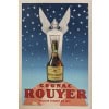 Affiche Originale, Pub TH, Cognac Rouyer, Alcool, Liqueur, Spiritueux, Distillerie, Eau de Vie, Bouteille, Boisson, Vin, Champagne, Ange, Globe, Ciel, Etoiles, 1945 6