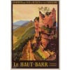 Affiche Tourisme Originale, Roger Soubie, Chemins de Fer, Transport, Voyage, Alsace, Lorraine, Château du Haut-Barr, Saverne, Vosges, Montagne, Trains c.1925 8