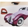 Affiche Originale, Razzia, Concours Automobiles Classiques, Louis Vuitton, Bagatelle, Automobile, Voitures, Talbot Lago, Rallye, Course, Concours, Bouche, Lèvres, 1993 8